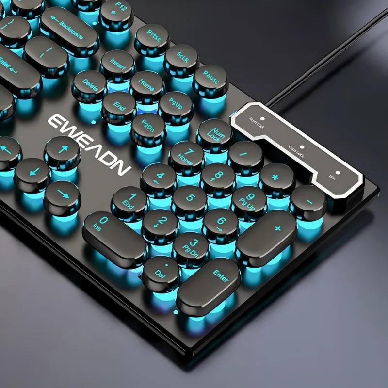 ชุดคีย์บอร์ดและเมาส์สไตล์เรโทร - Laptop Mouse บทวิจารณ์และราคา
