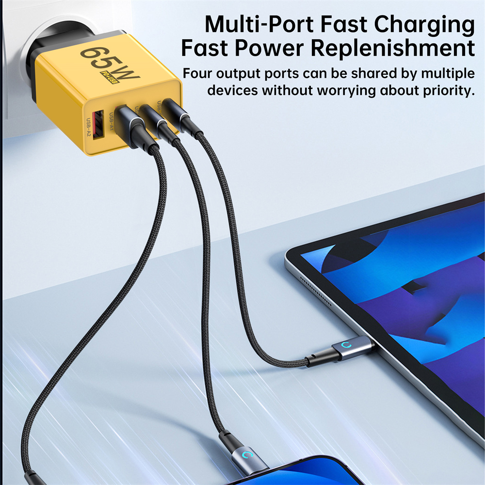 4 in 1 65W USB C ที่ชาร์จเร็ว  - Usb Hub บทวิจารณ์และราคา