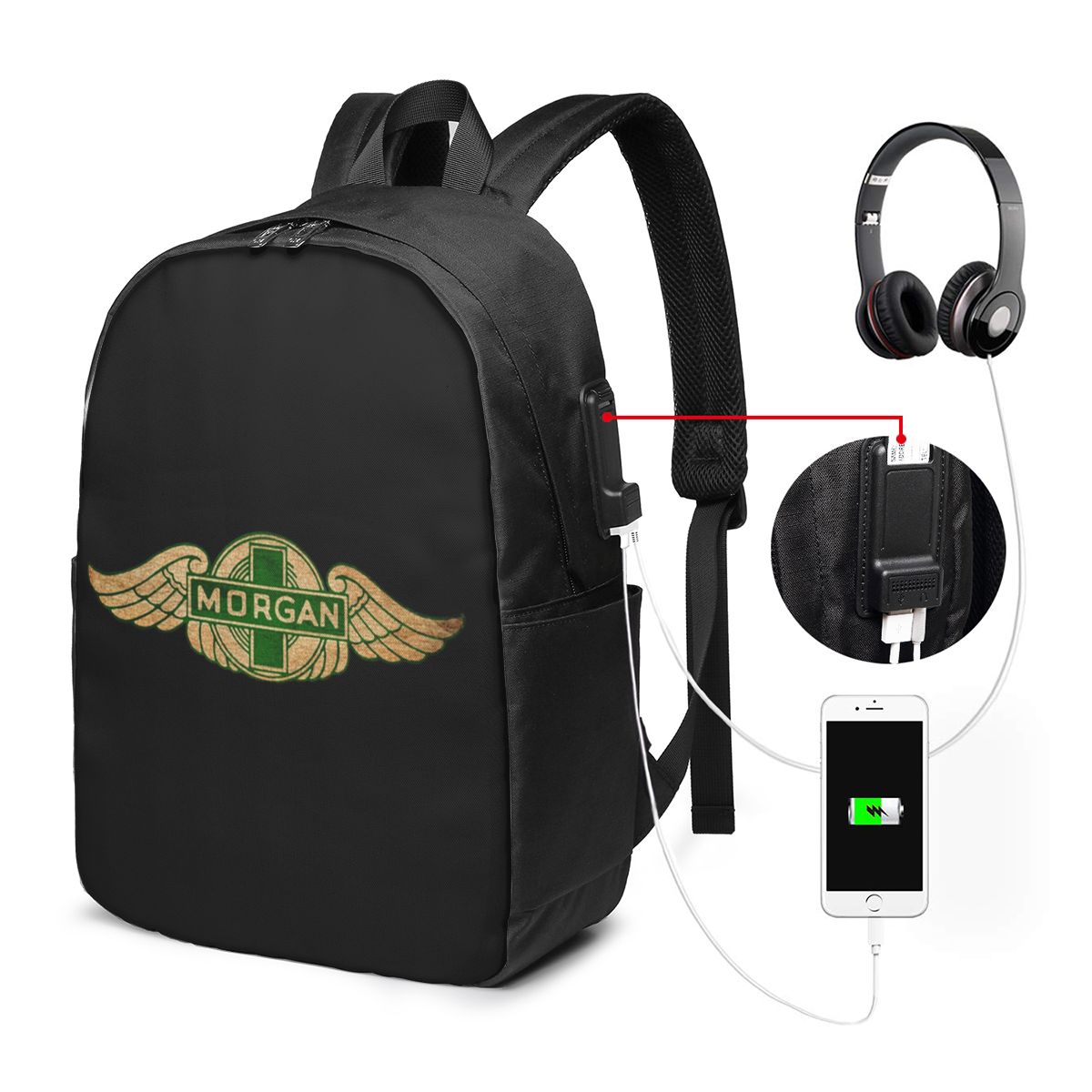 มอร์แกน มอเตอร์ คาร์ คอมพานีกร - Laptop Bag บทวิจารณ์และราคา